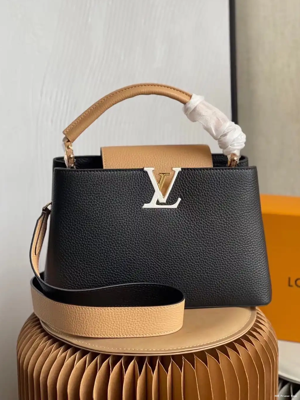 AAA Pruses Bags CAPUCINES Vuitton MM Louis 0528